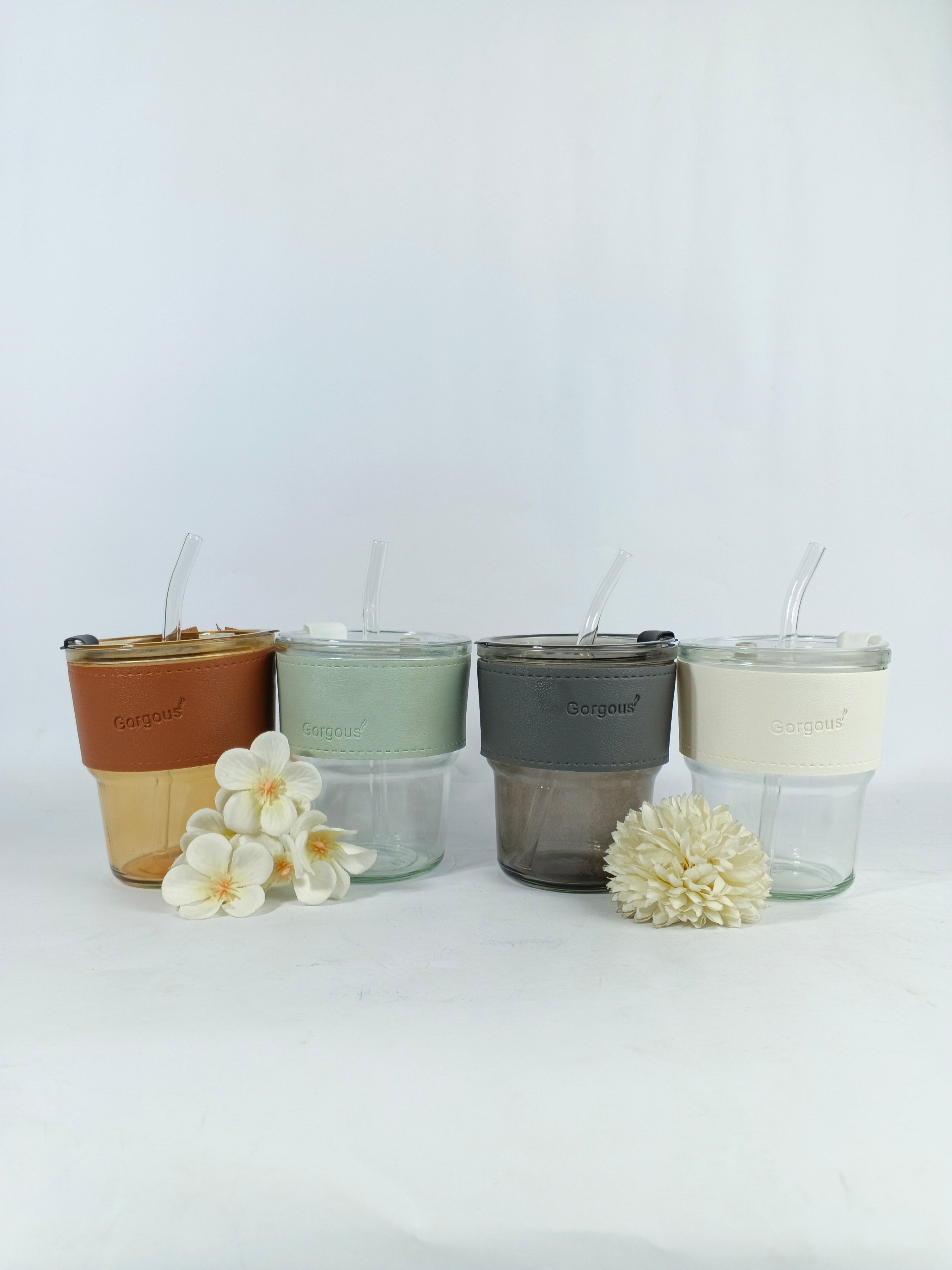 Gelas Sedotan Warna NON box (70pcs)