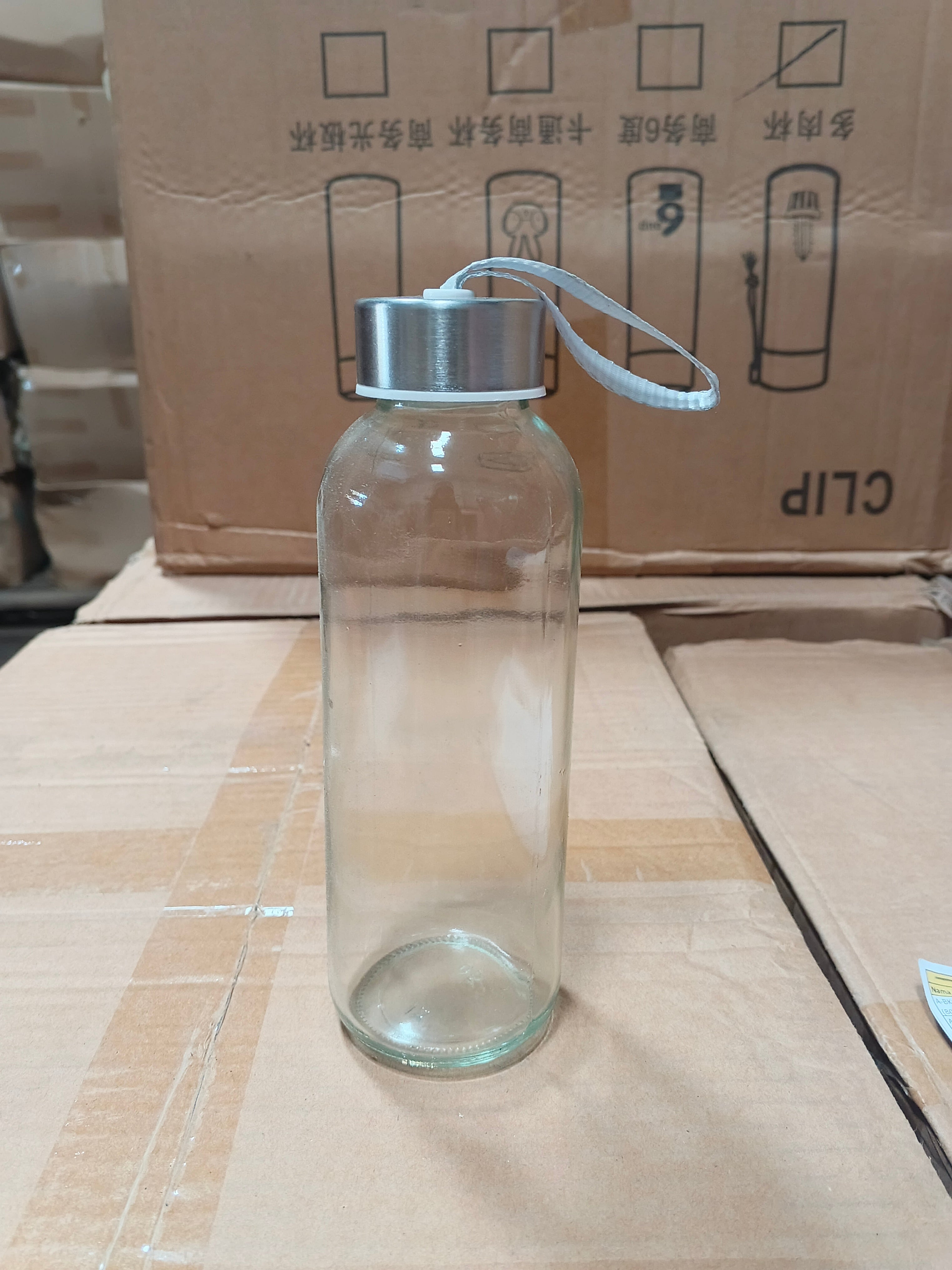 Botol Kaca Bening 420ml (80pcs)