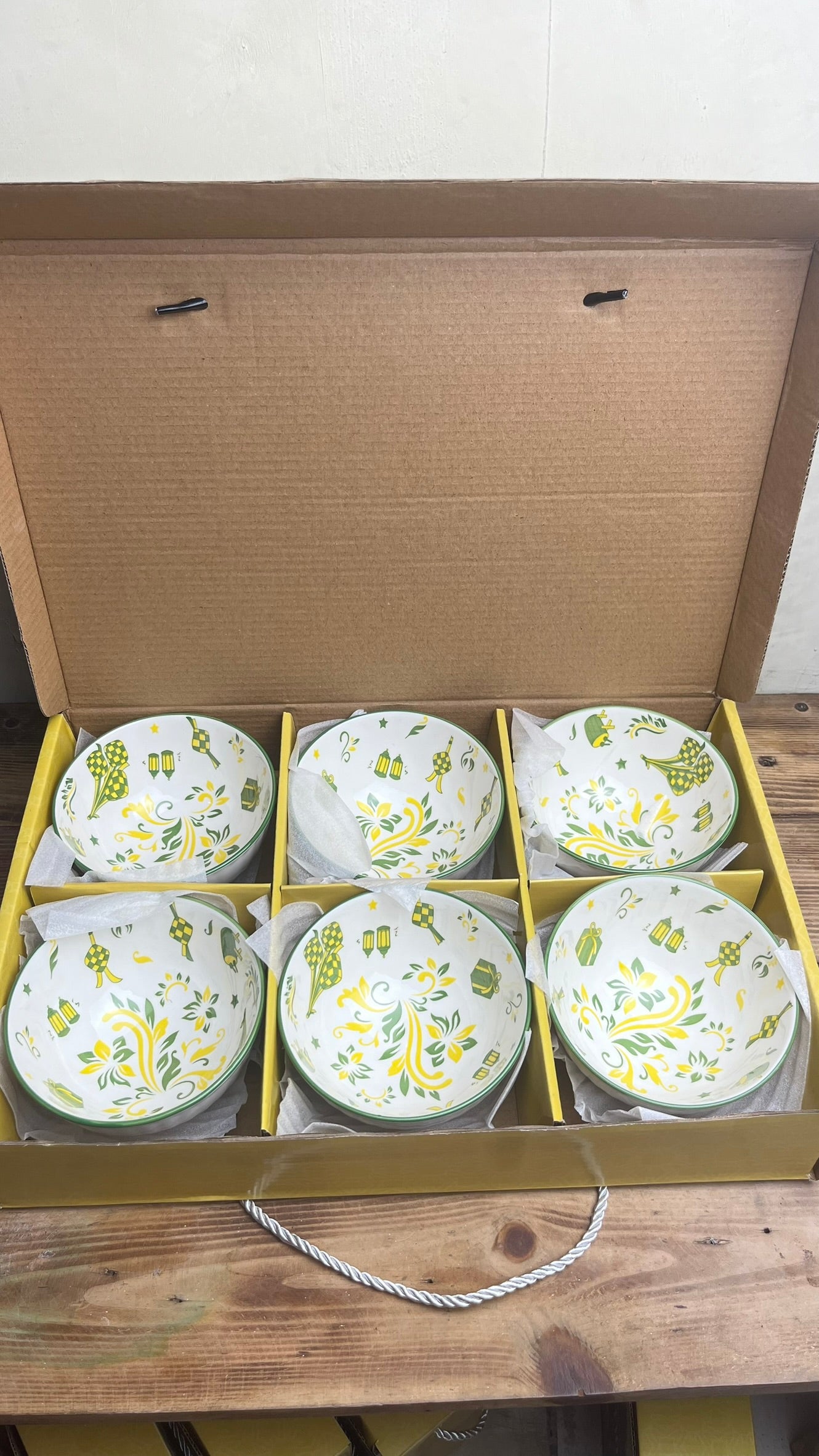 Mangkok Japanese isi 6 NA LEBARAN (18pcs)
