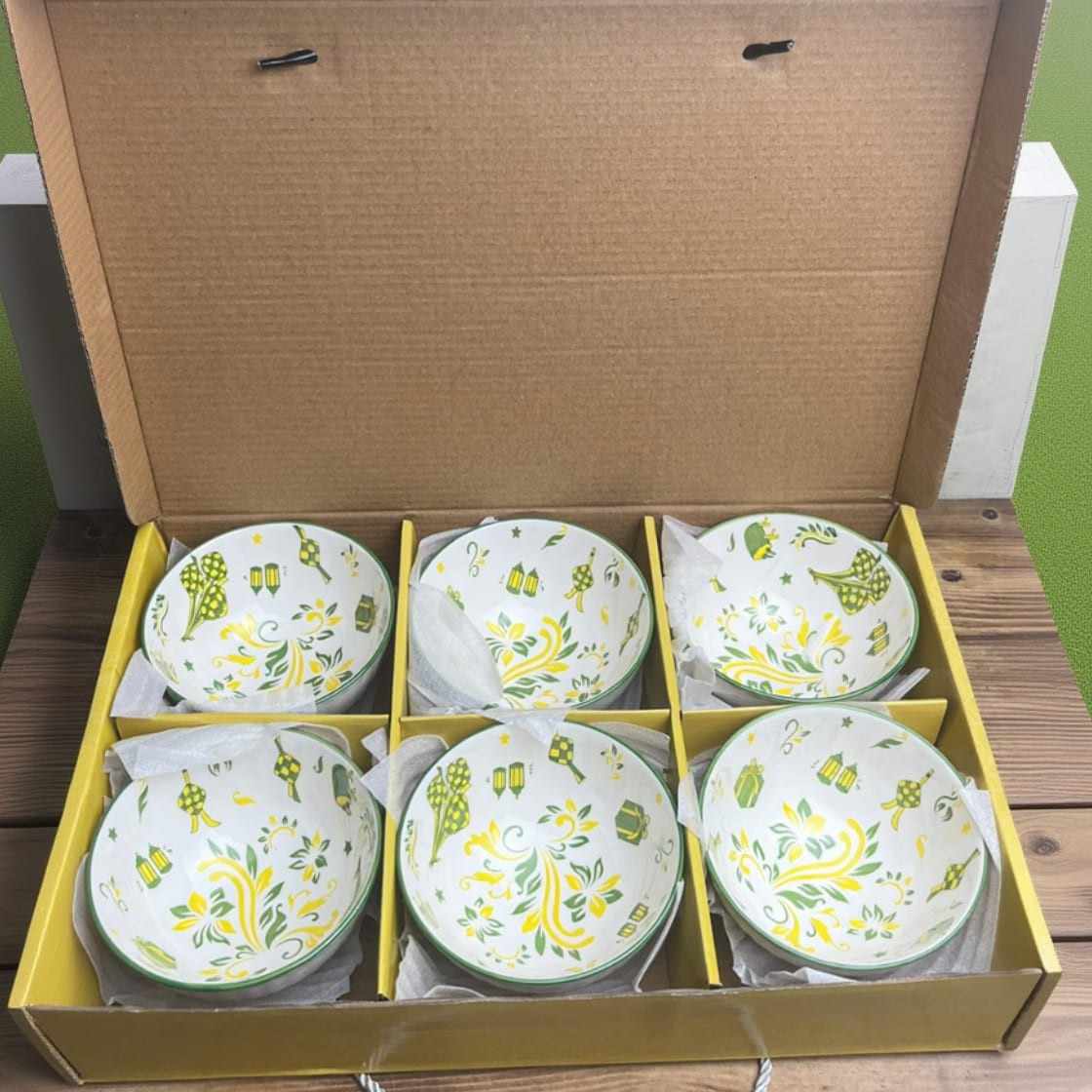 Mangkok Japanese isi 6 NA LEBARAN (18pcs)