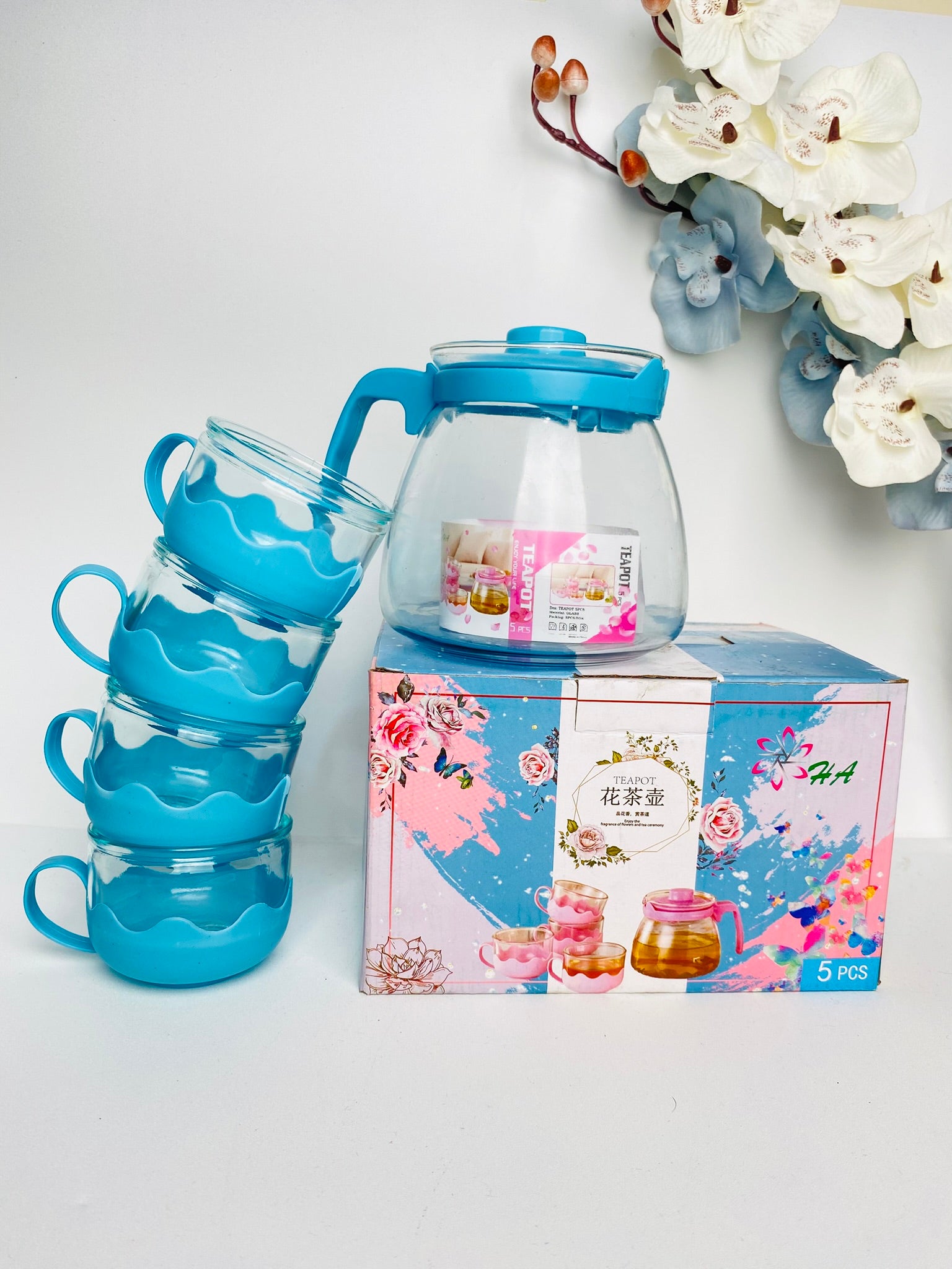 Set Teko Warna Box Ori Set 5 Pcs (24set)