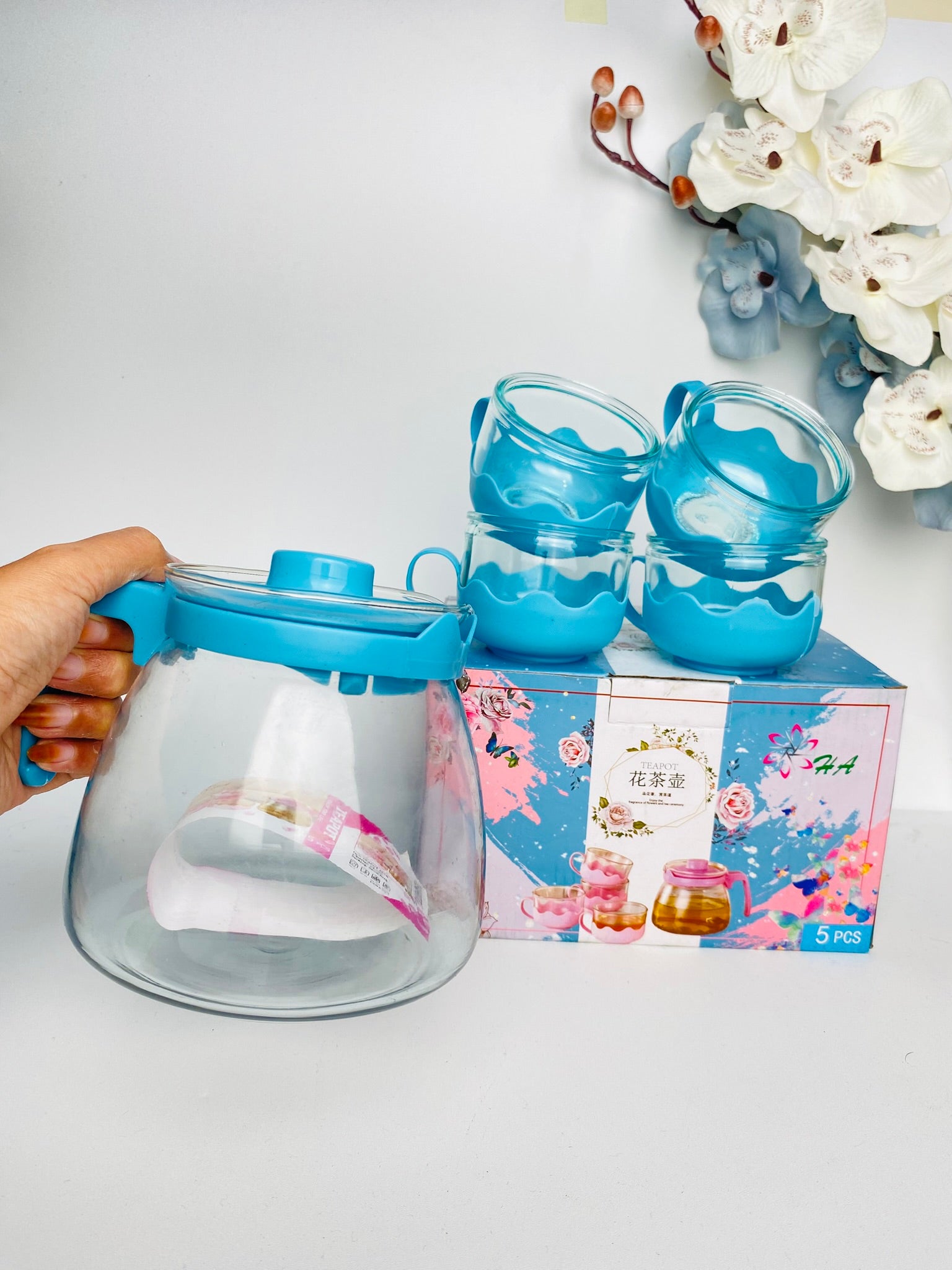 Set Teko Warna Box Ori Set 5 Pcs (24set)