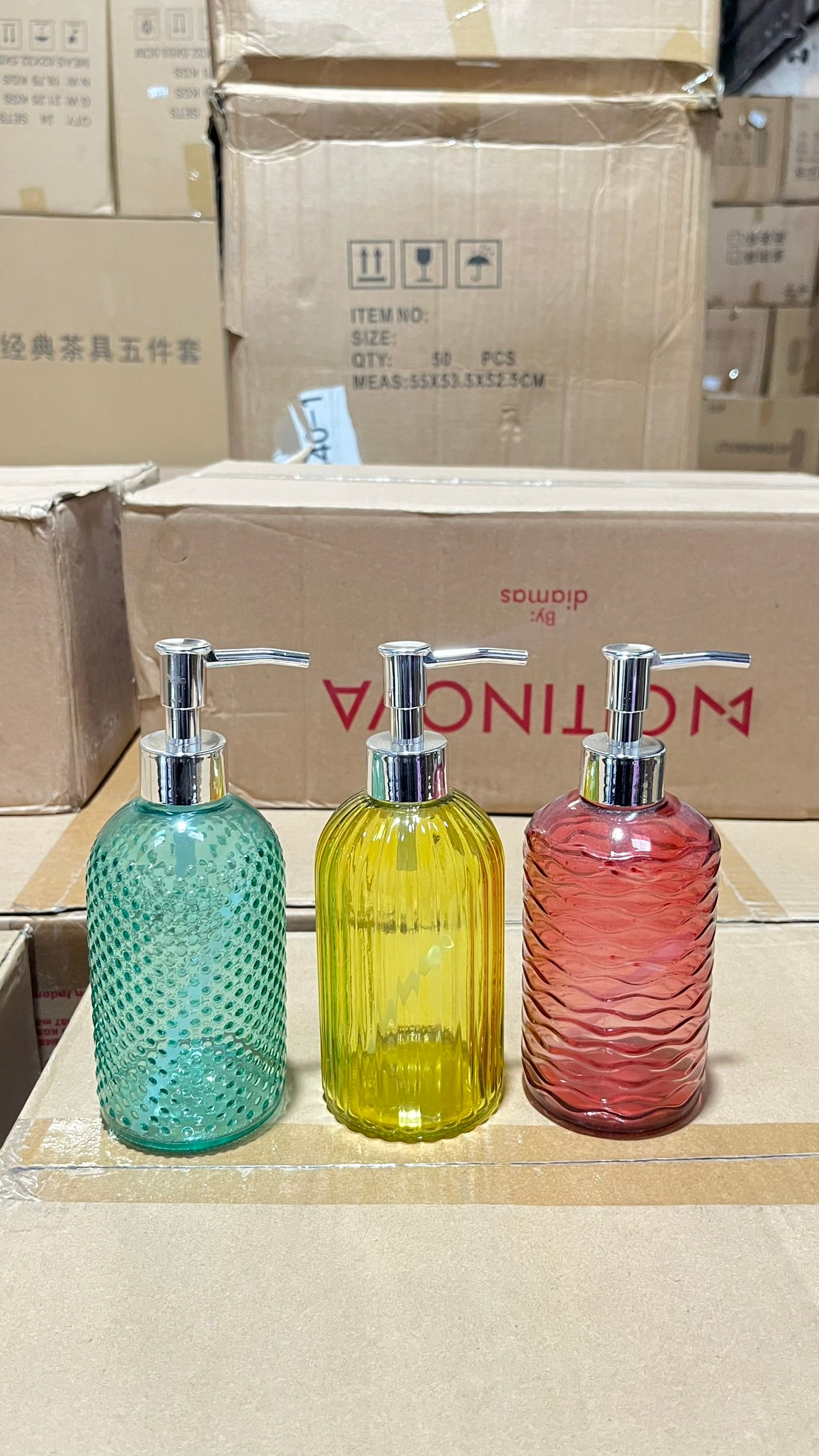 Botol Pump Sabun Warna Biasa (48pcs)