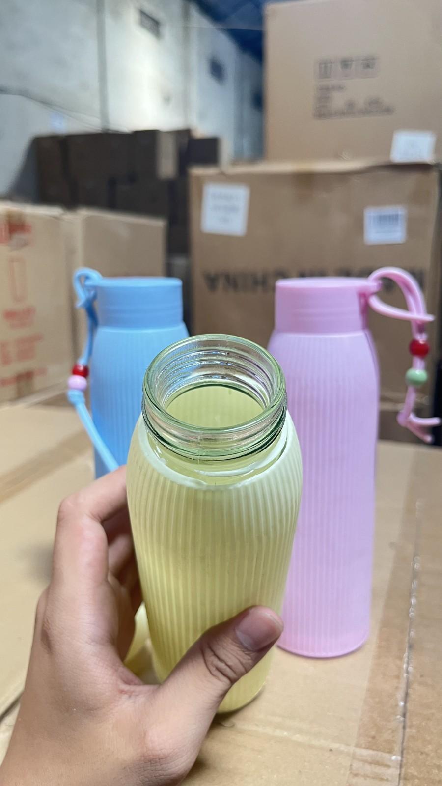 Botol Macaron Kaca Box Ori (80pcs)