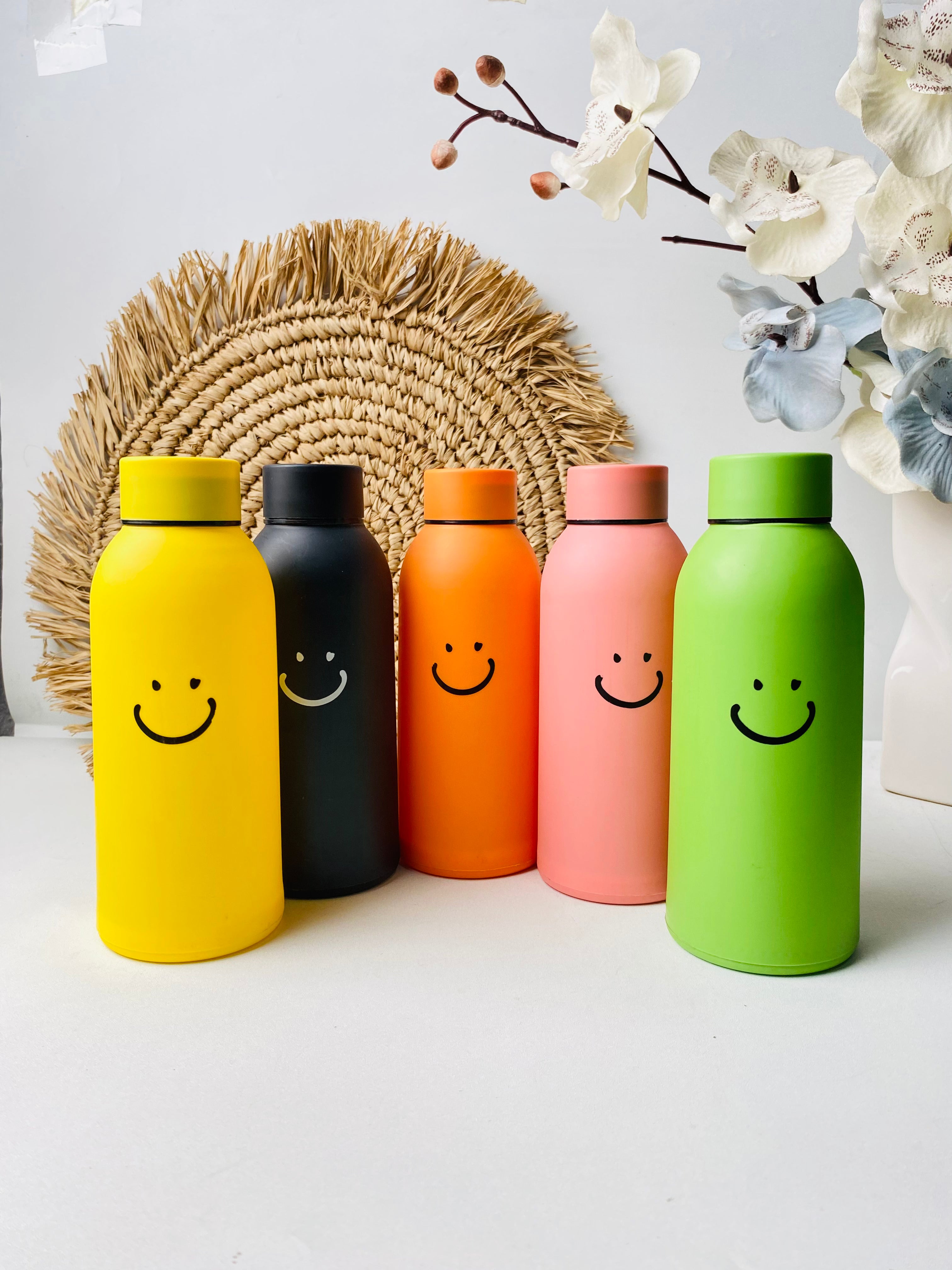 Botol Kaca Smile Warna (80pcs)