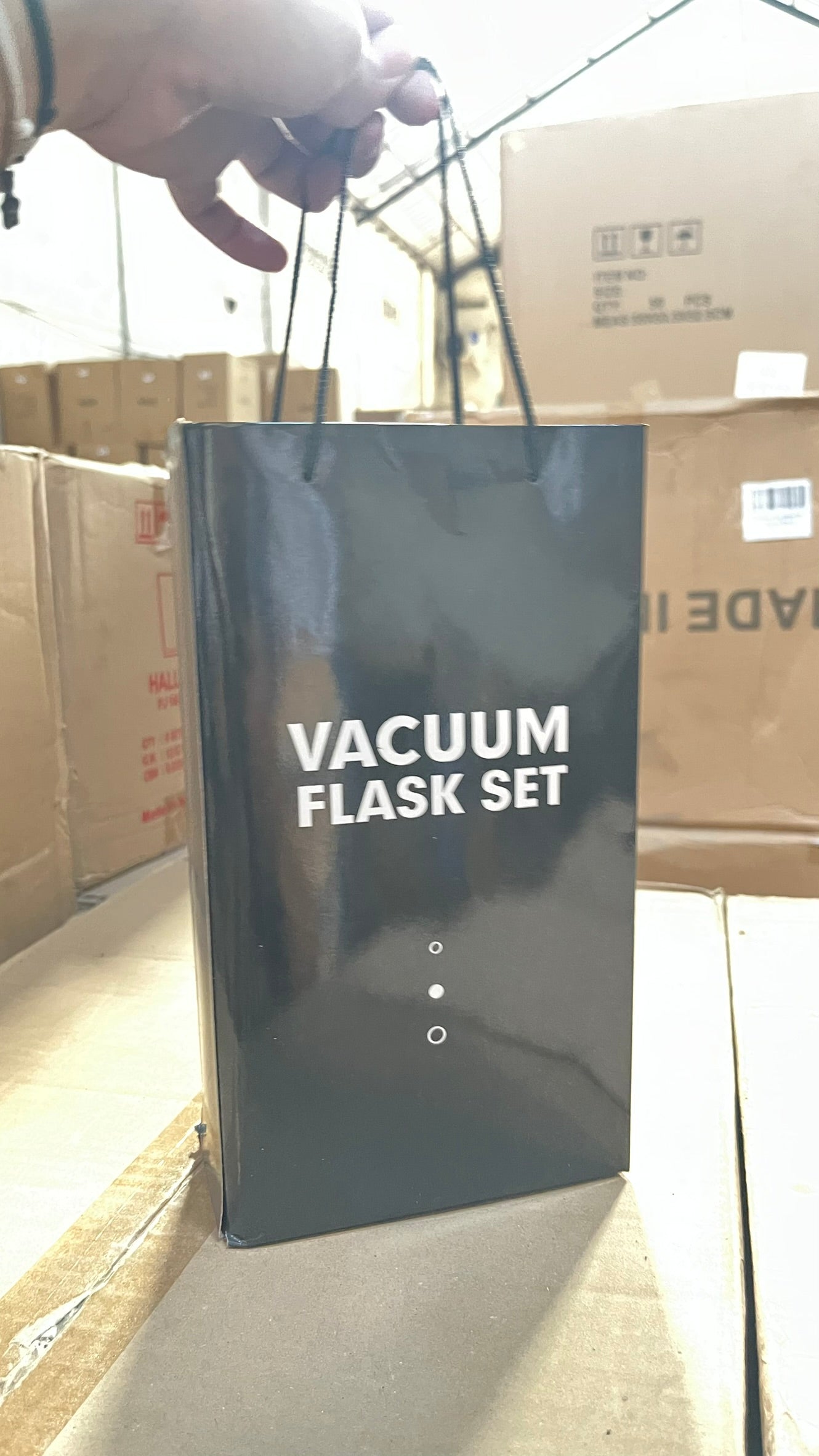 TERMOS VACCUM SET SULTAN Black (24pcs)