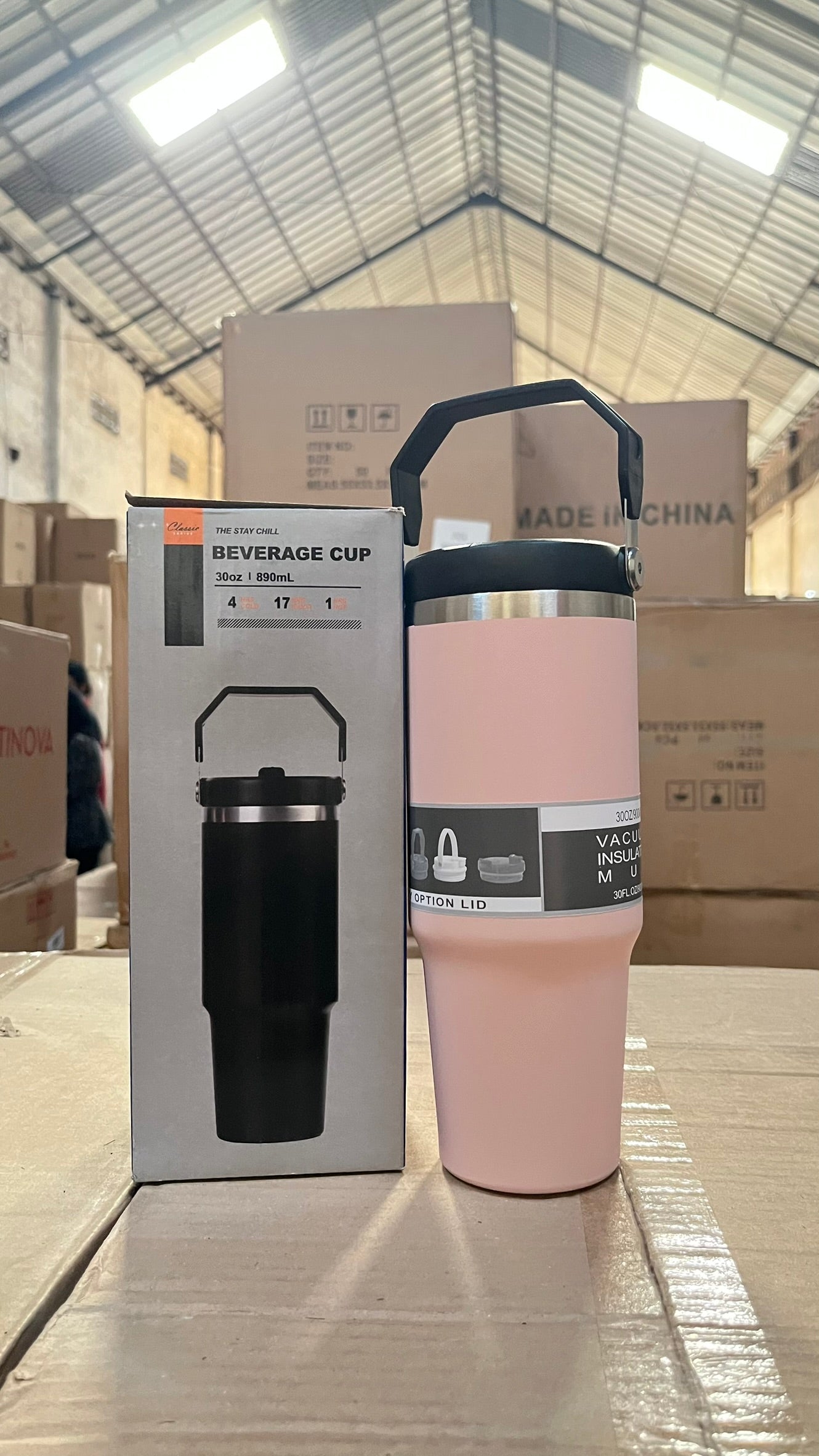Termos Mug 900ml Pink (50pcs)