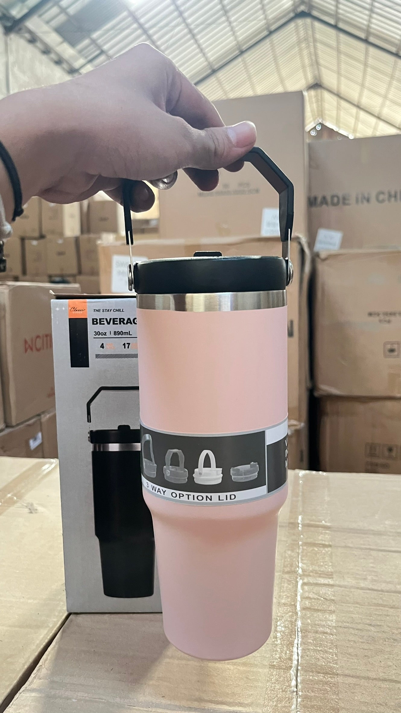 Termos Mug 900ml Pink (50pcs)