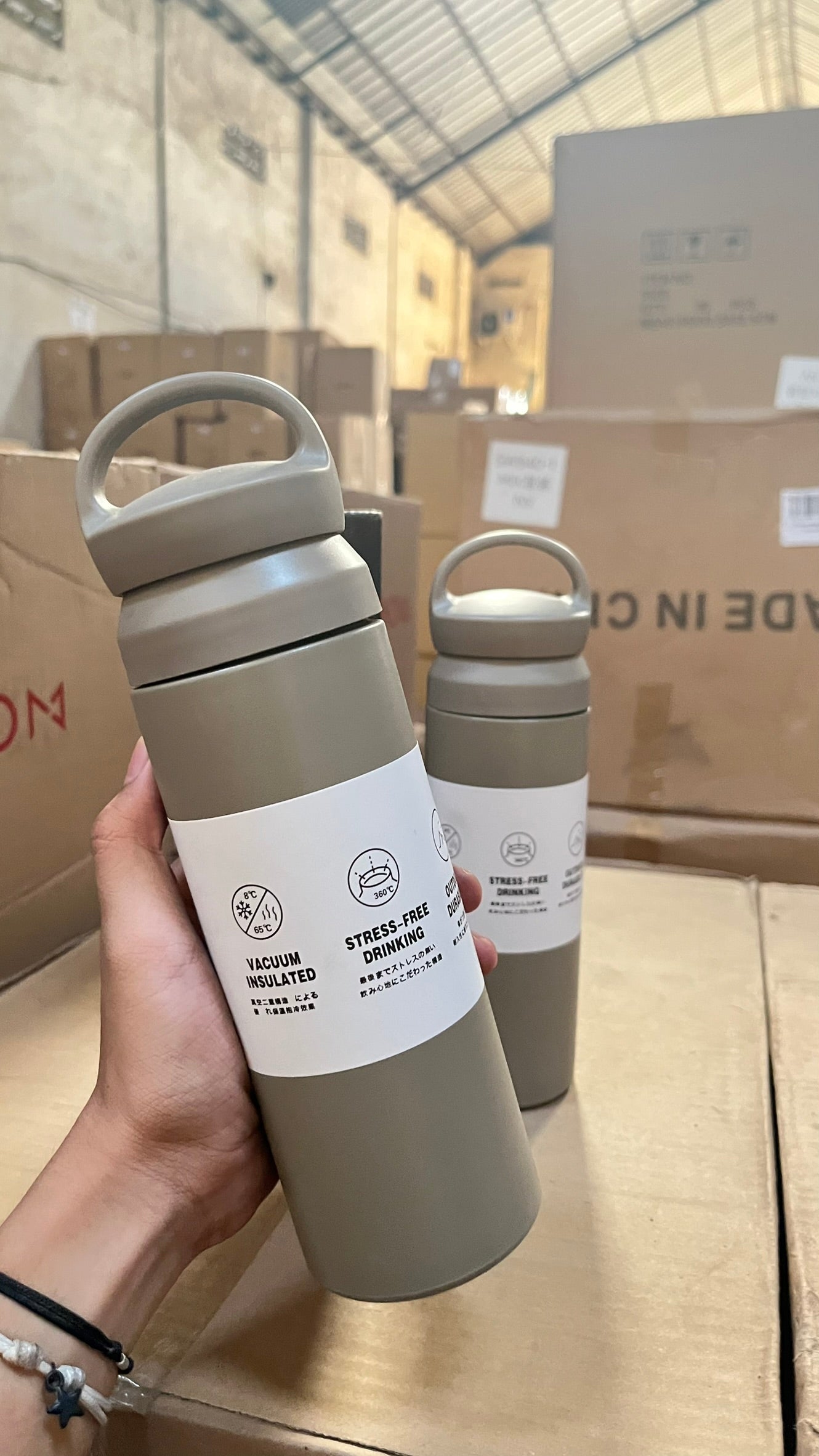 Termos Tenteng GREY 500ml (50pcs)