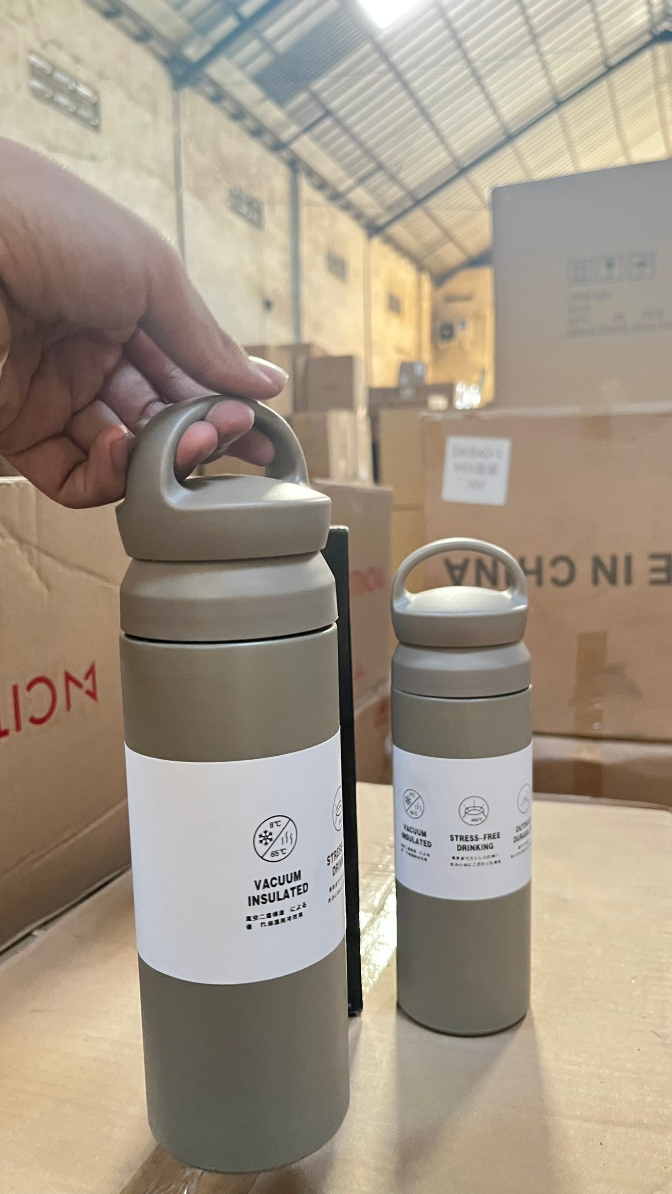 Termos Tenteng GREY 500ml (50pcs)