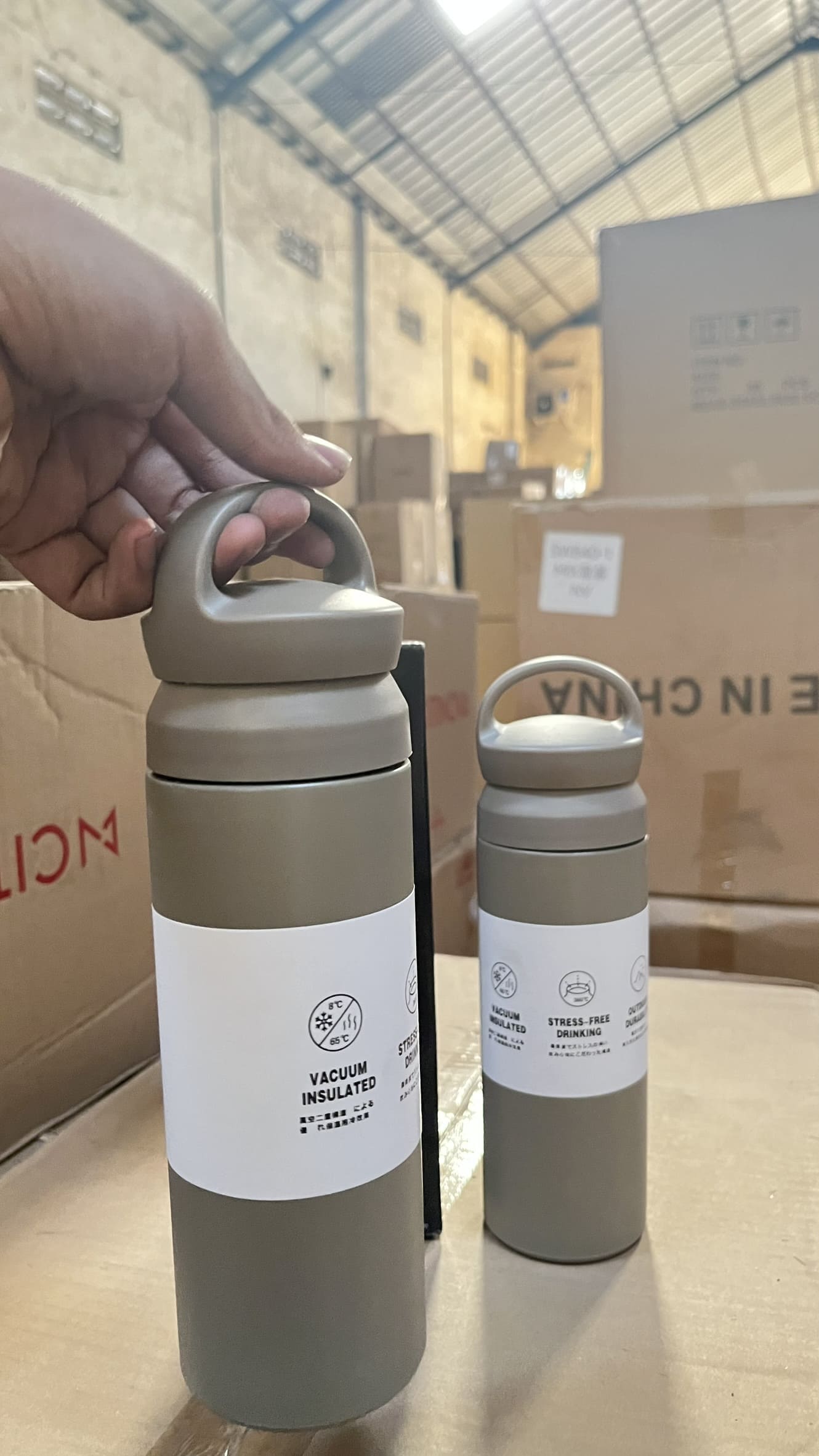 Termos Tenteng GREY 500ml (50pcs)