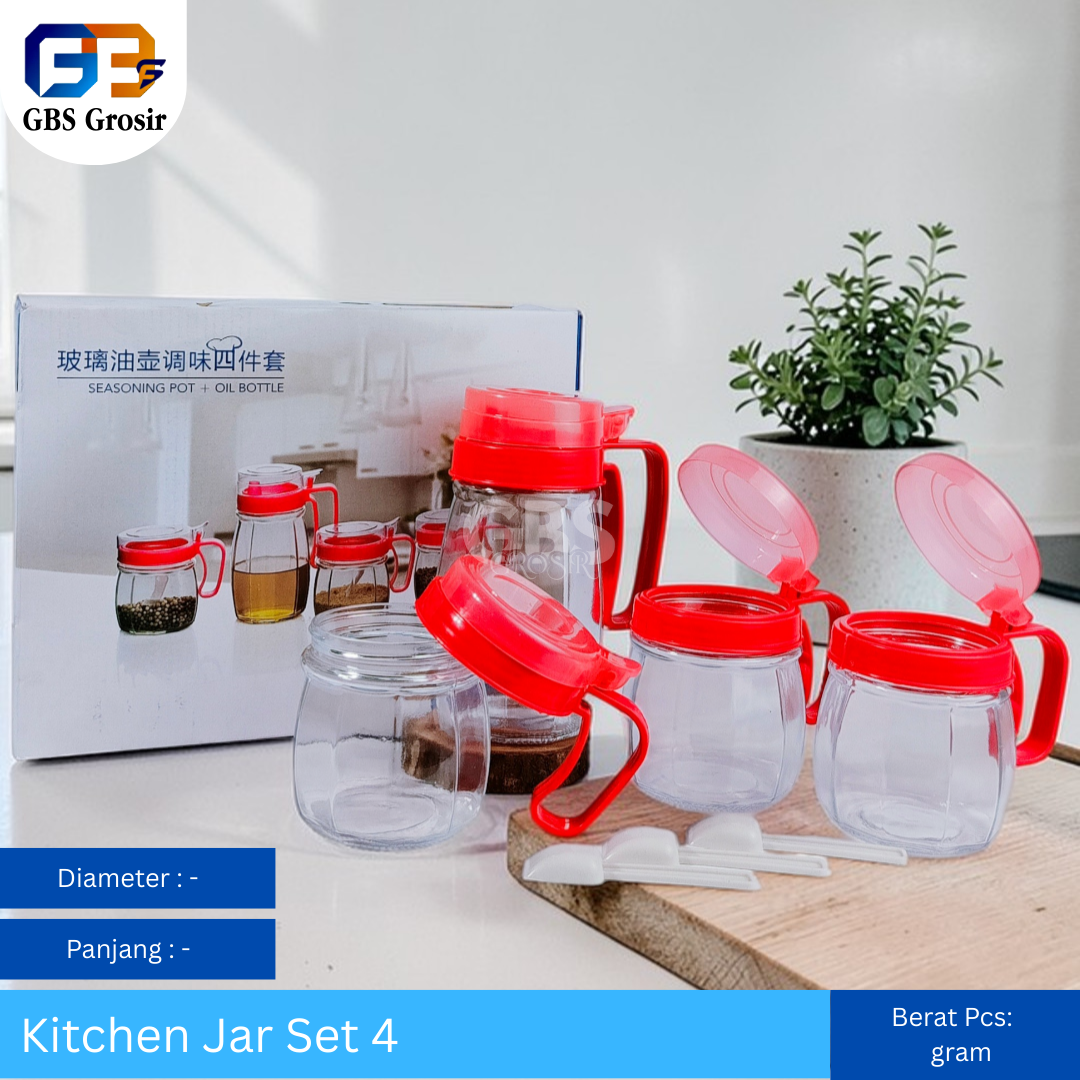 Kitchen Jar Set 4pcs (16set)