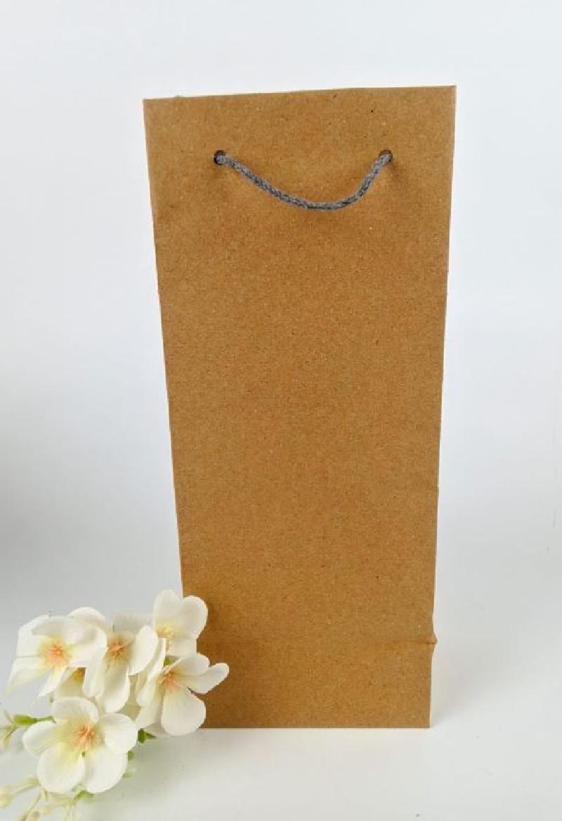 Paperbag Botol Coklat 10x8x24 (12pcs)