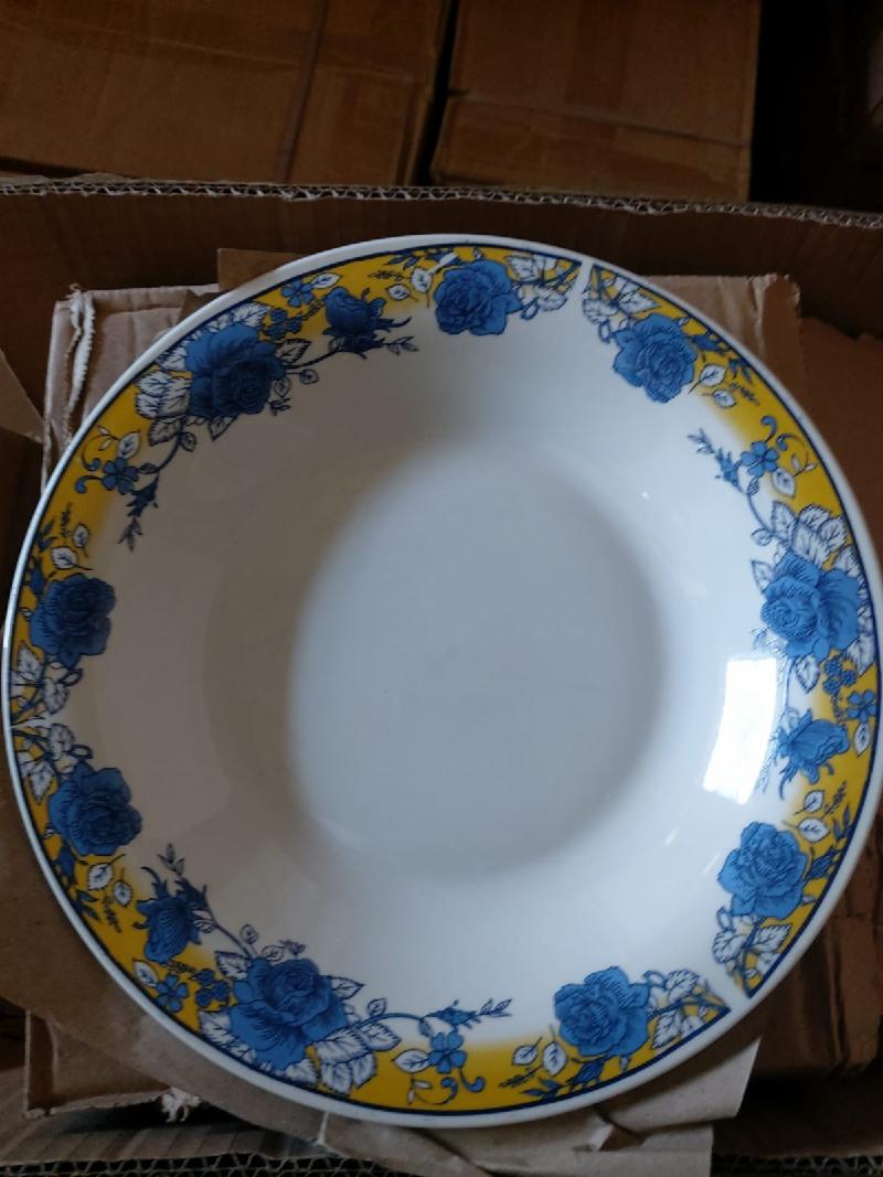 Piring 9.25 Omega Spring Kupu Rose Blue Dinasty (48pcs)