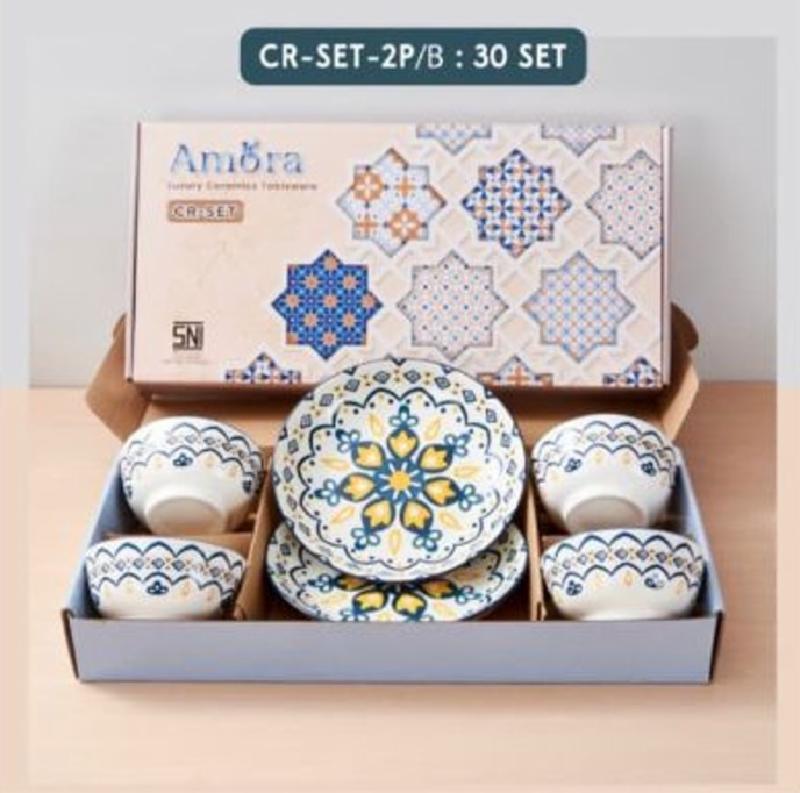 Set Hampers Keramik AMORA CR-2 (30pcs)