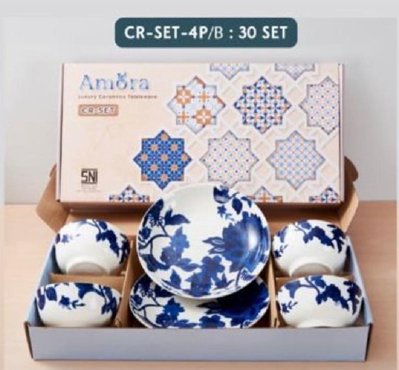 Set Hampers Keramik AMORA CR-4 (30pcs)