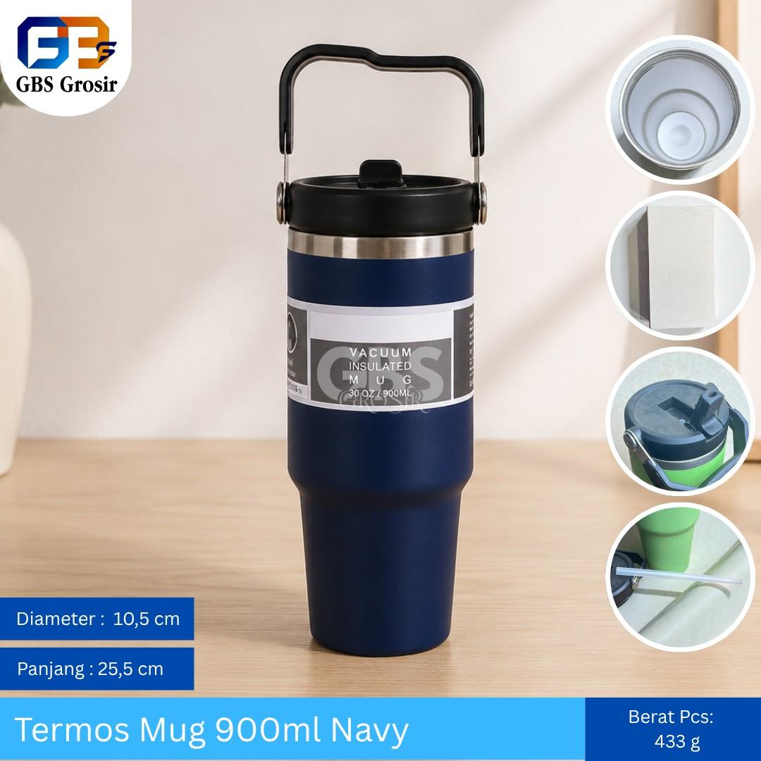 Termos Mug 900ml Navy (50pcs)