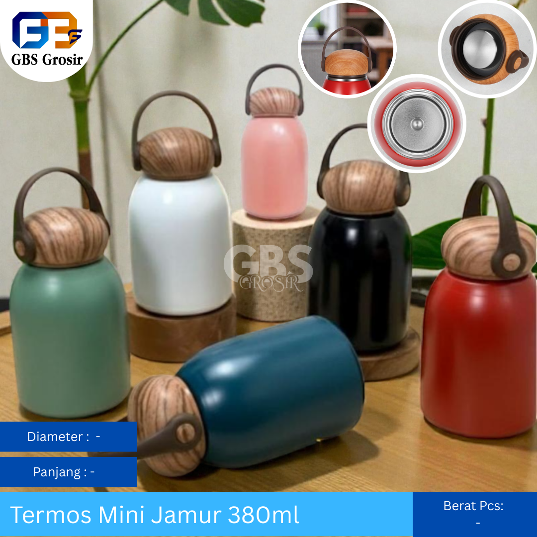 Termos Mini Jamur 380ml (100pcs)