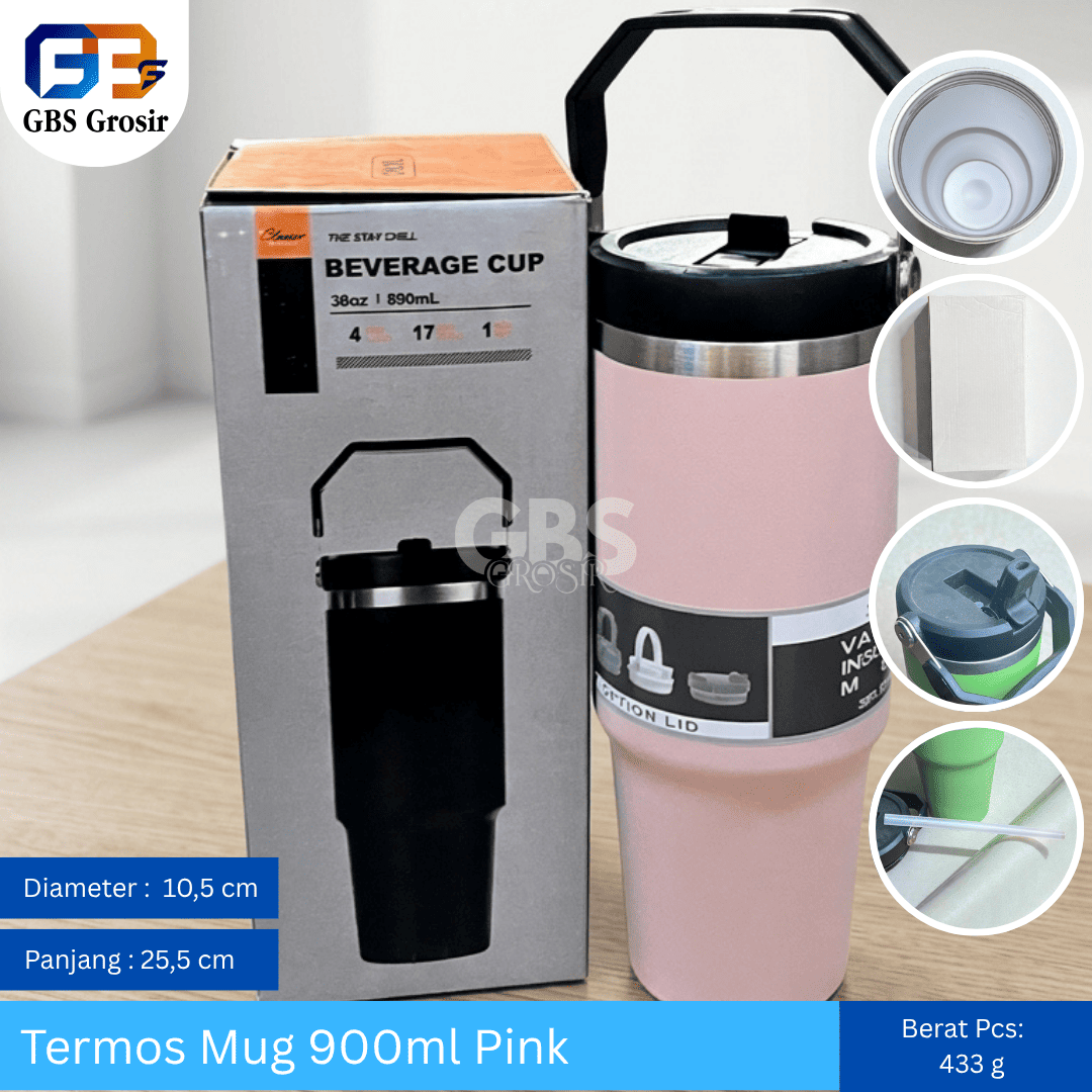 Termos Mug 900ml Pink (50pcs)