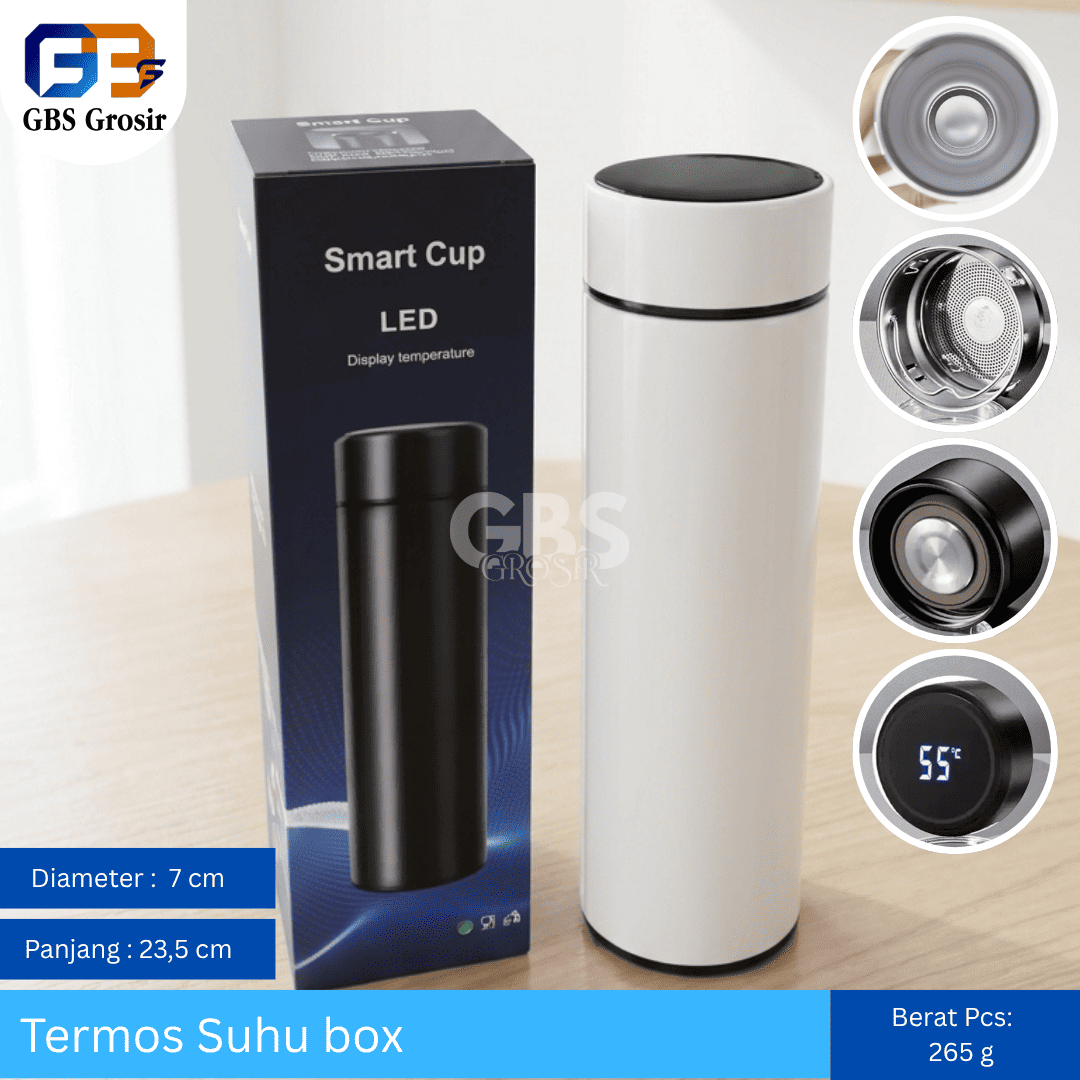 Termos Suhu Box Ori White (50pcs)