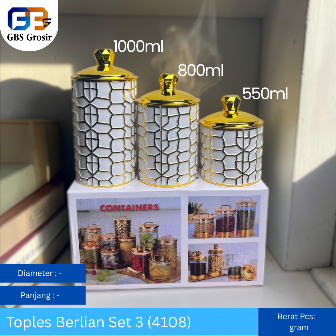 Toples Akrilik Sultan 4108B Set (24pcs)