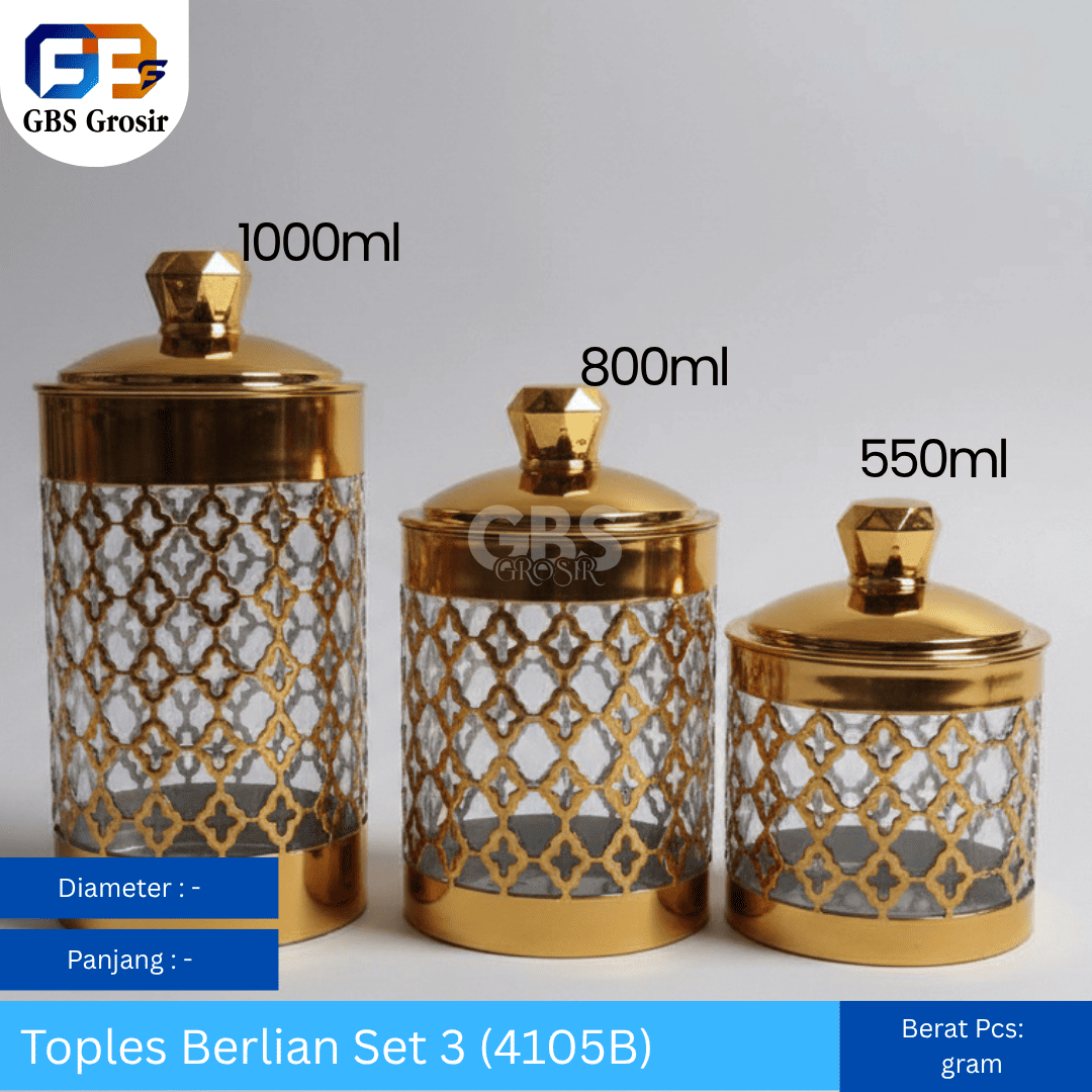 Toples Akrilik Sultan 4105B Set 3 Pcs (24set)
