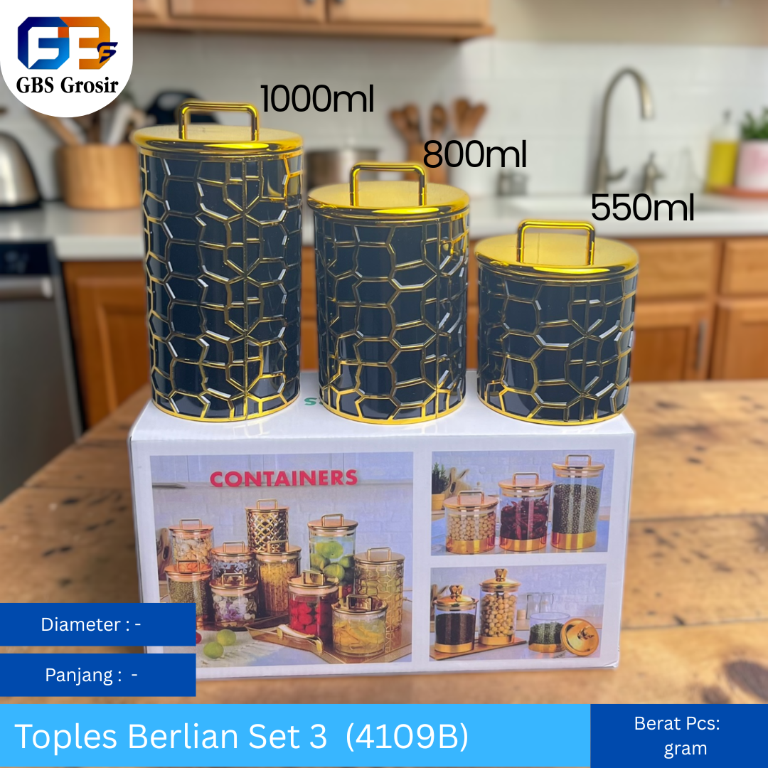 Toples Akrilik Sultan 4109B Set 3 (24pcs)
