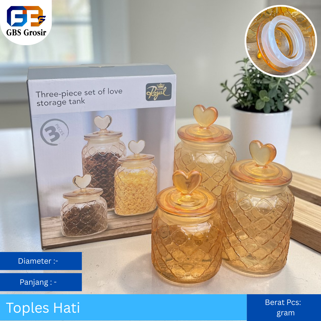 Toples Hati Set (8pcs)