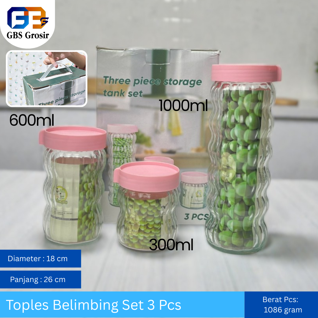 Toples Belimbing Set 3 Pcs (24pcs)