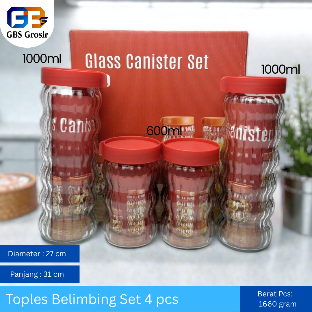 Toples Belimbing Set 4 Pcs (14pcs)