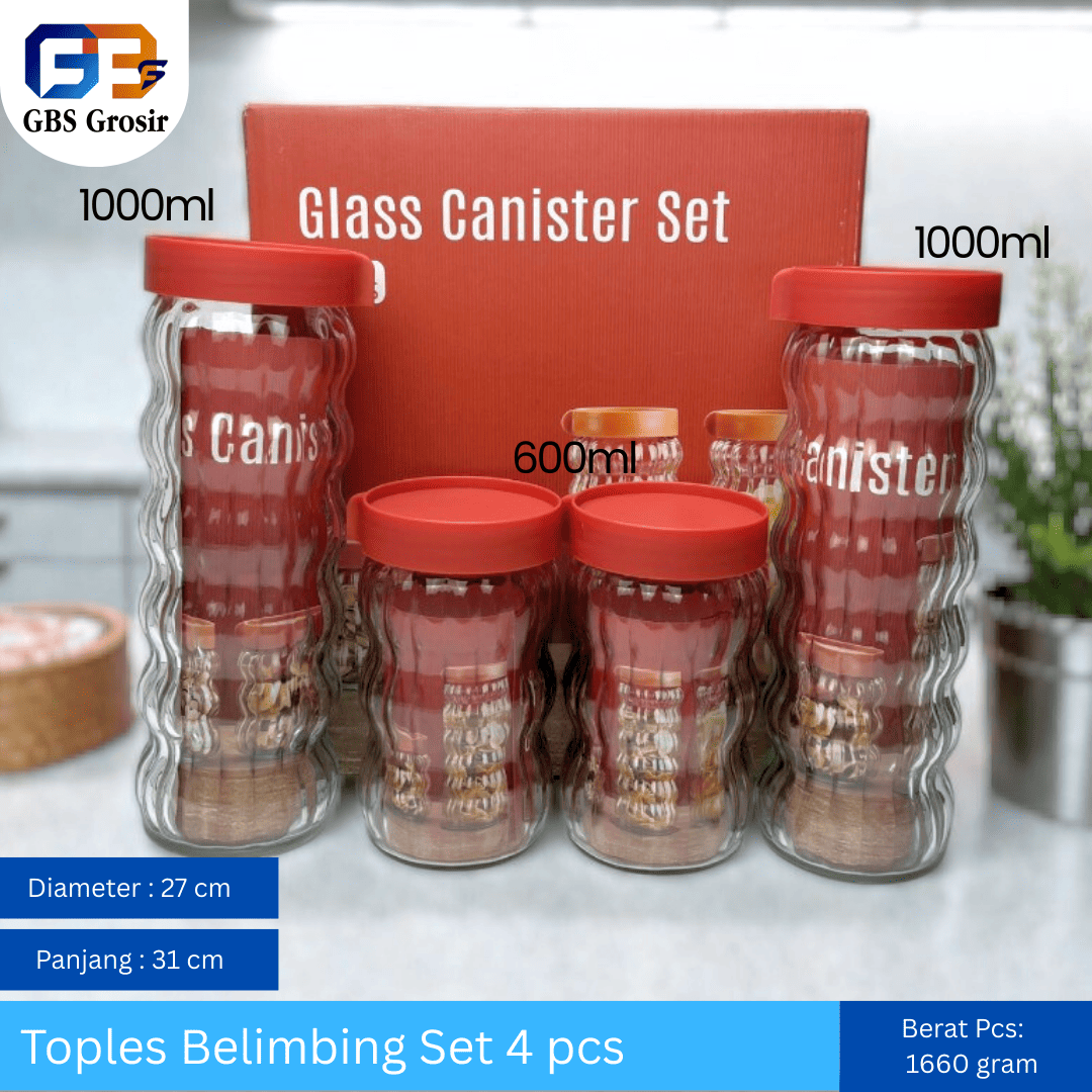 Toples Belimbing Set 4 Pcs (14pcs)