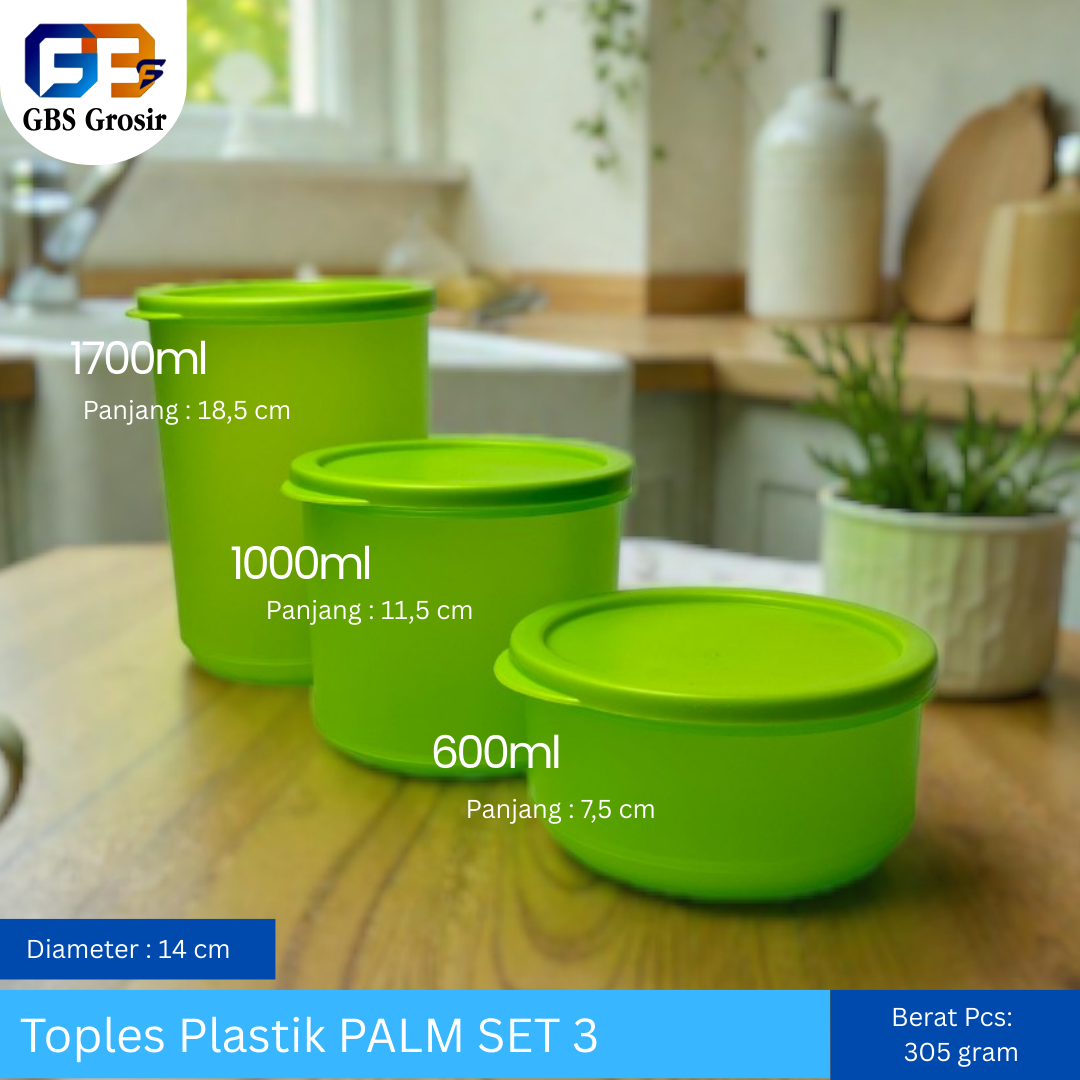 Toples Plastik PALM Set (30pcs)