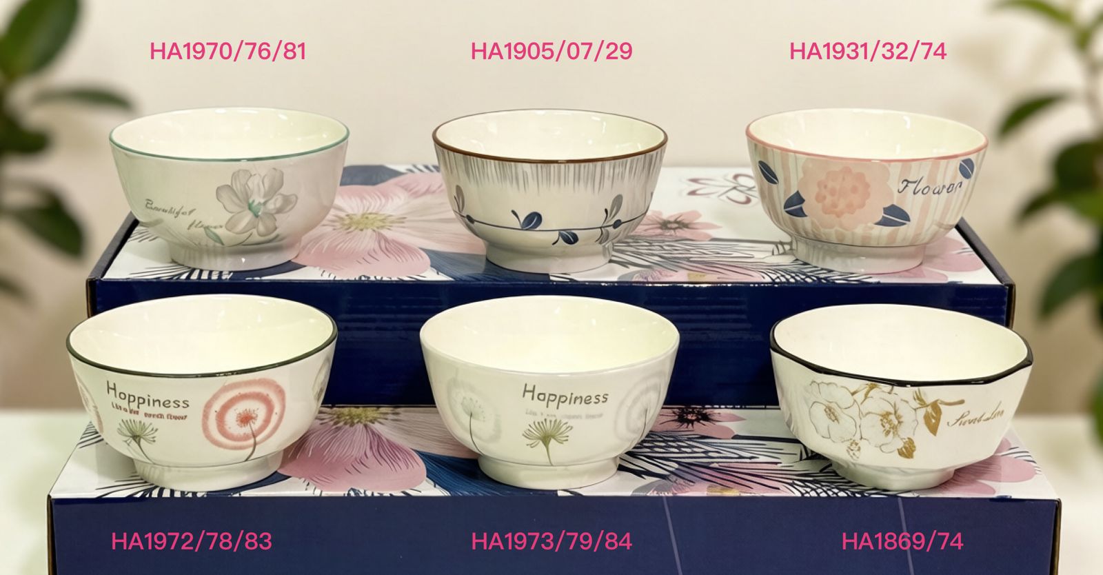Mangkok Japanese isi 4 HA Box (30pcs)