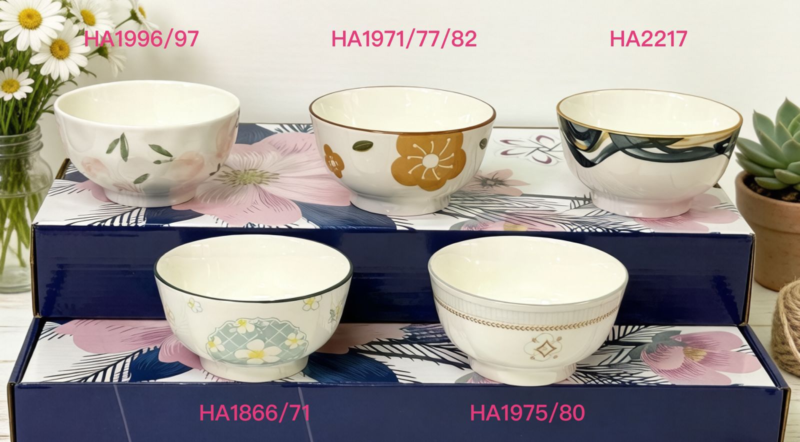 Mangkok Japanese isi 4 HA Box (30pcs)