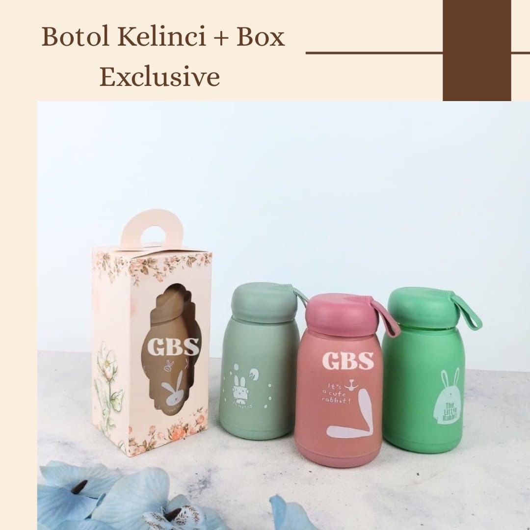 Botol Kelinci Kaca NON box (80pcs)