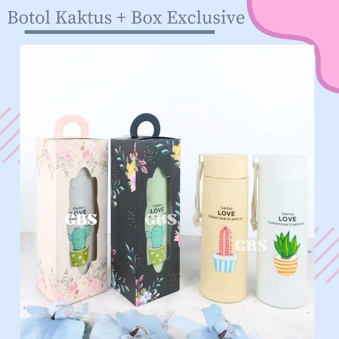 Botol Kaktus + Box Exclusive 7721