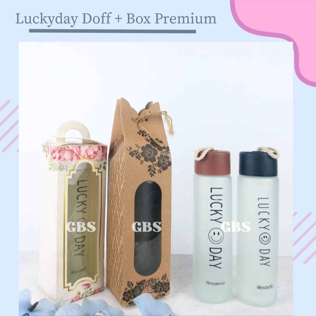 Botol Lucky Day Doff + Box Premium 7721