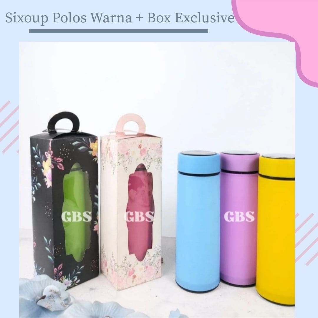 Botol Polos Warna + Box Exclusive 7721