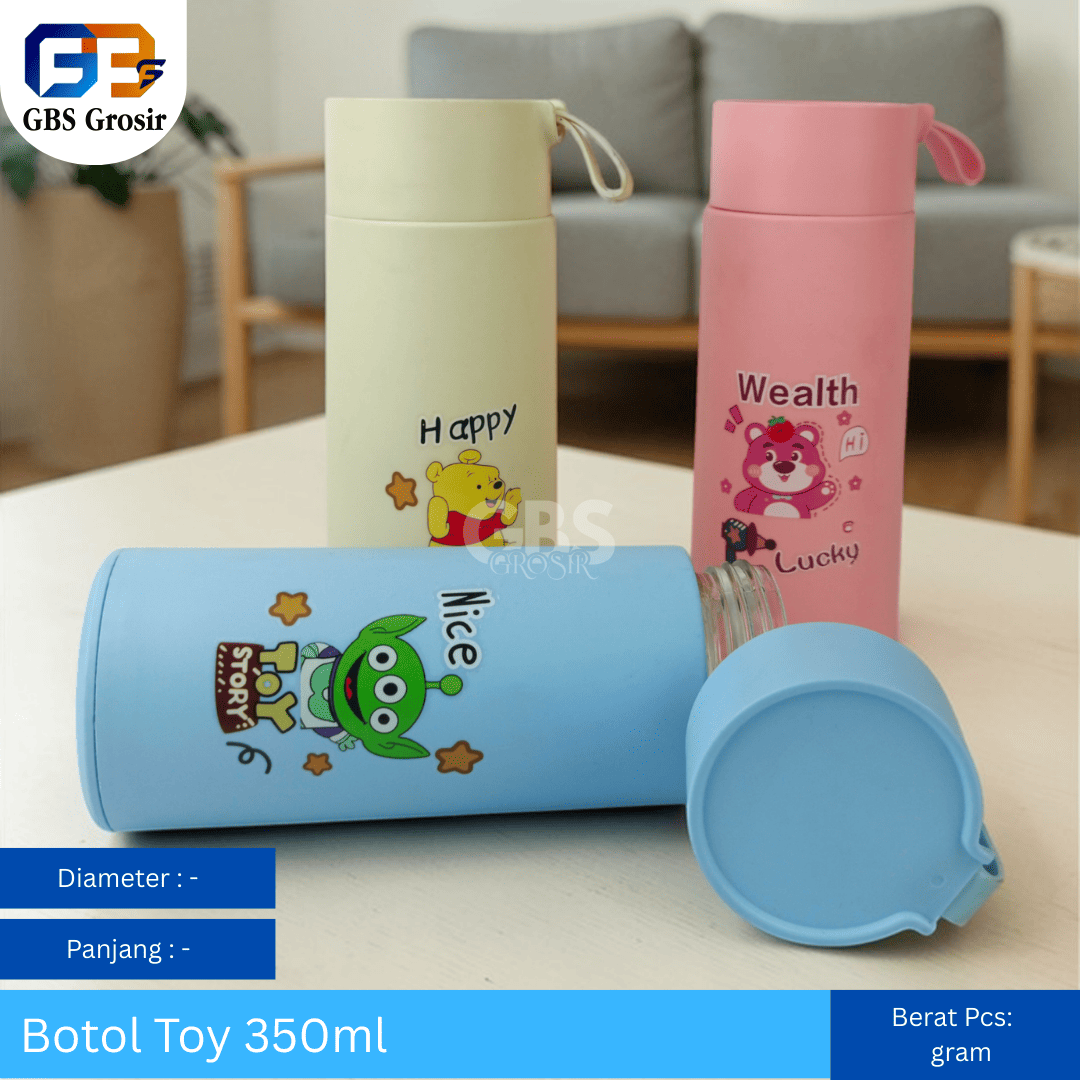Botol Toy Kaca NON Box 350ml (80pcs)