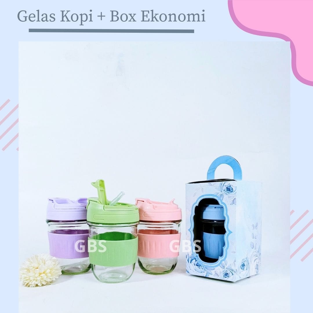 Gelas Kopi Non + Box Eko 9915