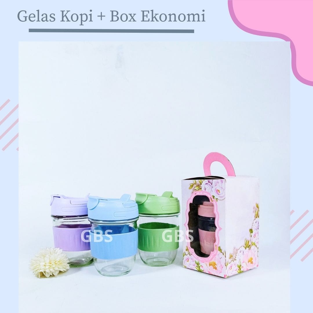Gelas Kopi Non + Box Eko 9915