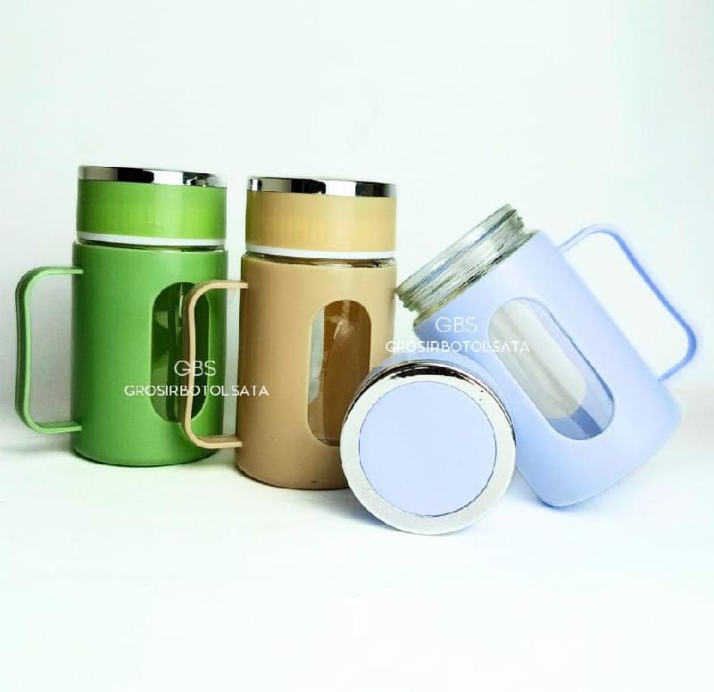 Gelas Jar Pastel NON BOX (60pcs)
