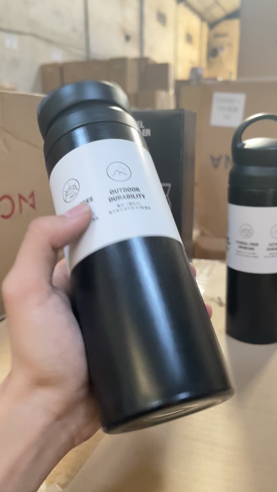 Termos Tenteng BLACK 500ml (50pcs)