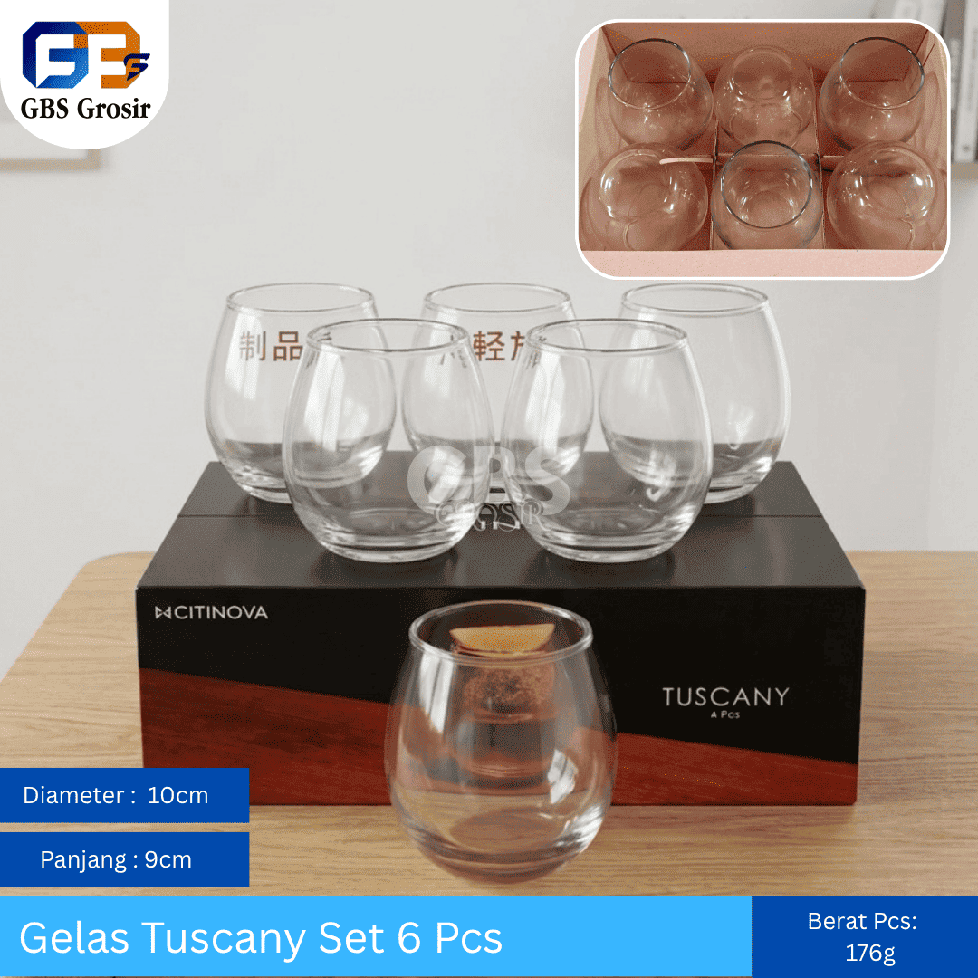 Gelas Tuscany (48pcs)